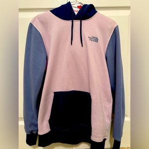 North Face multi color pullover jacket